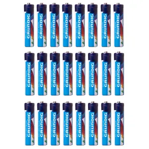 باتری نیم قلمی گروندیگ مدل G-Plus بسته 24 عددی