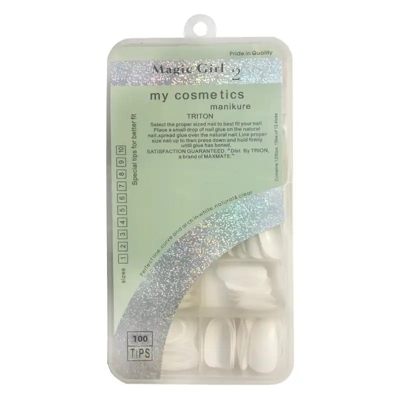 تیپ ناخن مجیک گرل مدل 1221 SSG  بسته 100 عددی