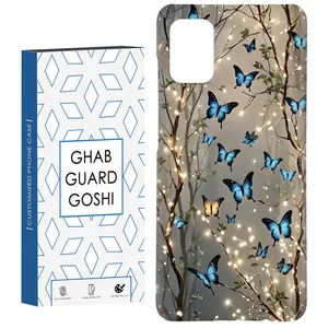 کاور قاب گارد گوشی طرح پروانه کد Dimo-382 مناسب برای گوشی موبایل سامسونگ Galaxy A71