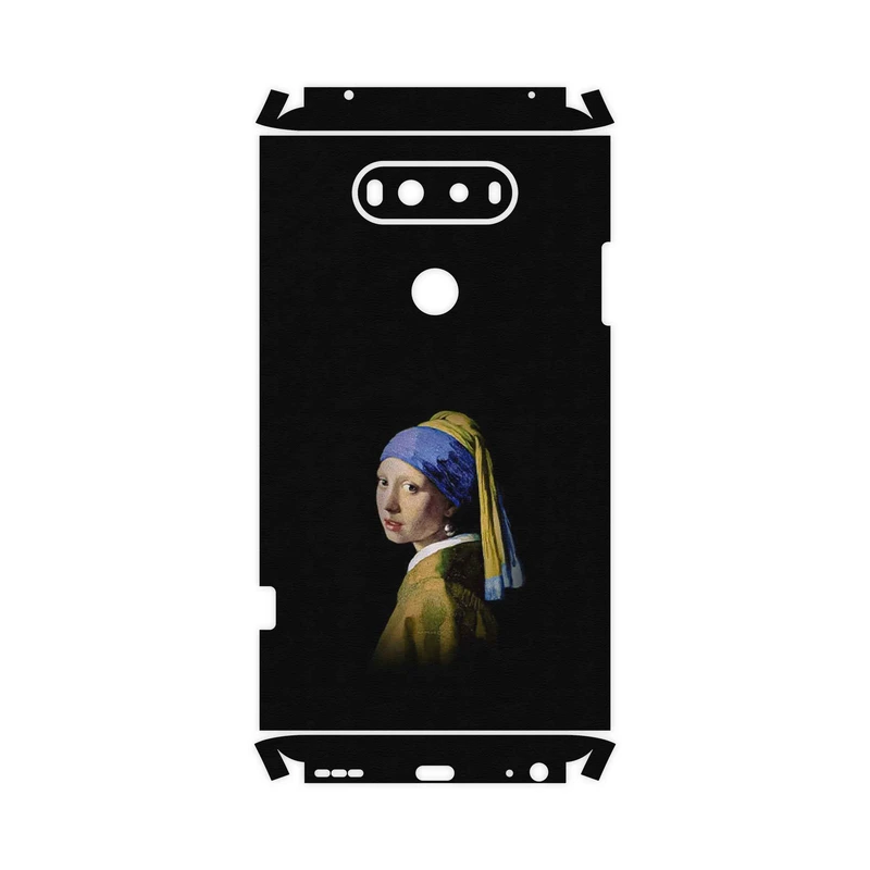 برچسب پوششی ماهوت مدل Girl with a Pearl Earring of Vermeer-FullSkin مناسب برای گوشی موبایل ال جی V20
