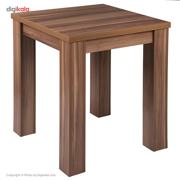 میز ناهار خوری DND مدل میگون- 65x 65 x 74  سانتی متر - قهوه ای روشن