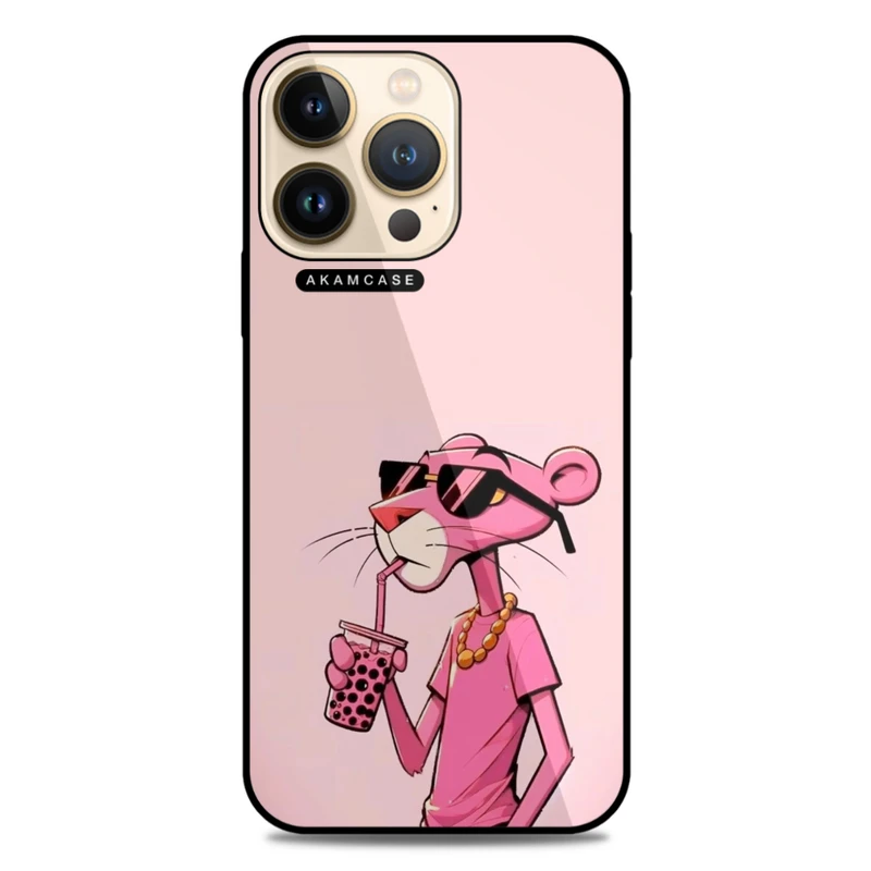 کاور آکام مدل AMC-WA13PRO-PINK PANTHER2 مناسب برای گوشی موبایل اپل iPhone 13 Pro