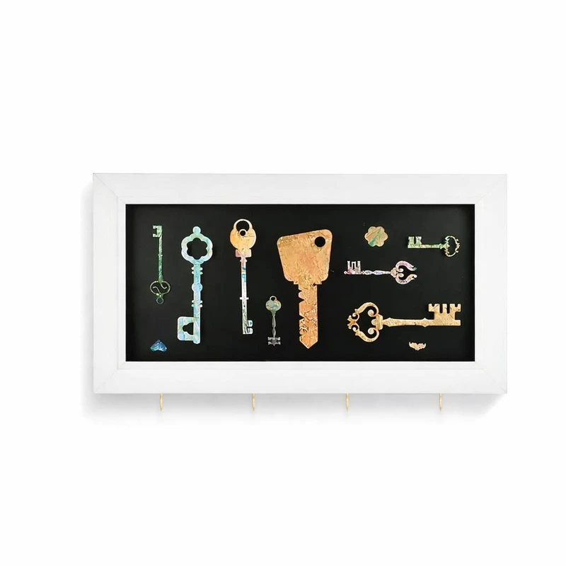 جاکلیدی دیواری چوبی مدل RM-04