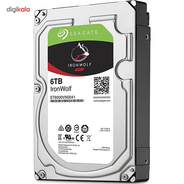 هارددیسک اینترنال سیگیت مدل IronWolf ST6000VN0041 ظرفیت 6 ترابایت
