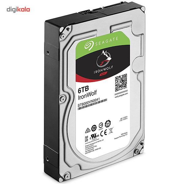 هارددیسک اینترنال سیگیت مدل IronWolf ST6000VN0041 ظرفیت 6 ترابایت