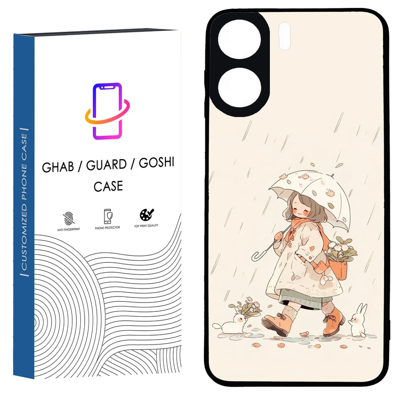 کاور قاب گارد گوشی طرح دخترانه کد 4 - TPU مناسب برای گوشی موبایل شیائومی Redmi 13C / Poco C65