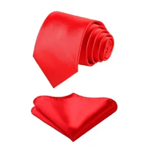 ست کراوات و دستمال جیب مردانه مدل TVF کد 12