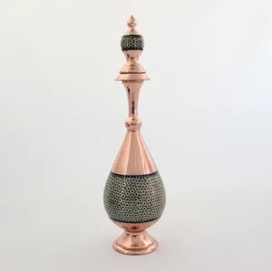تنگ خاتم کاری مسی طرح گوی دار