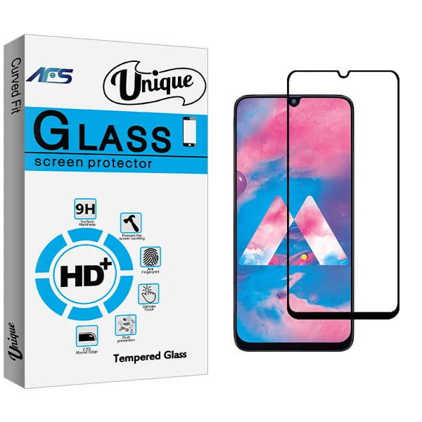 محافظ صفحه نمایش ای اف اس مدل Unique Glass مناسب برای گوشی موبایل سامسونگ Galaxy M30