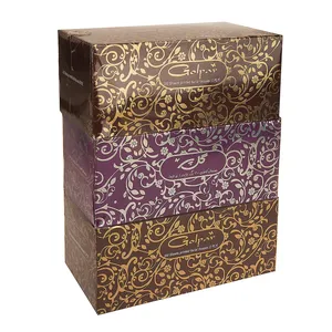 دستمال کاغذی گل پر مدل Flower - بسته 3 عددی