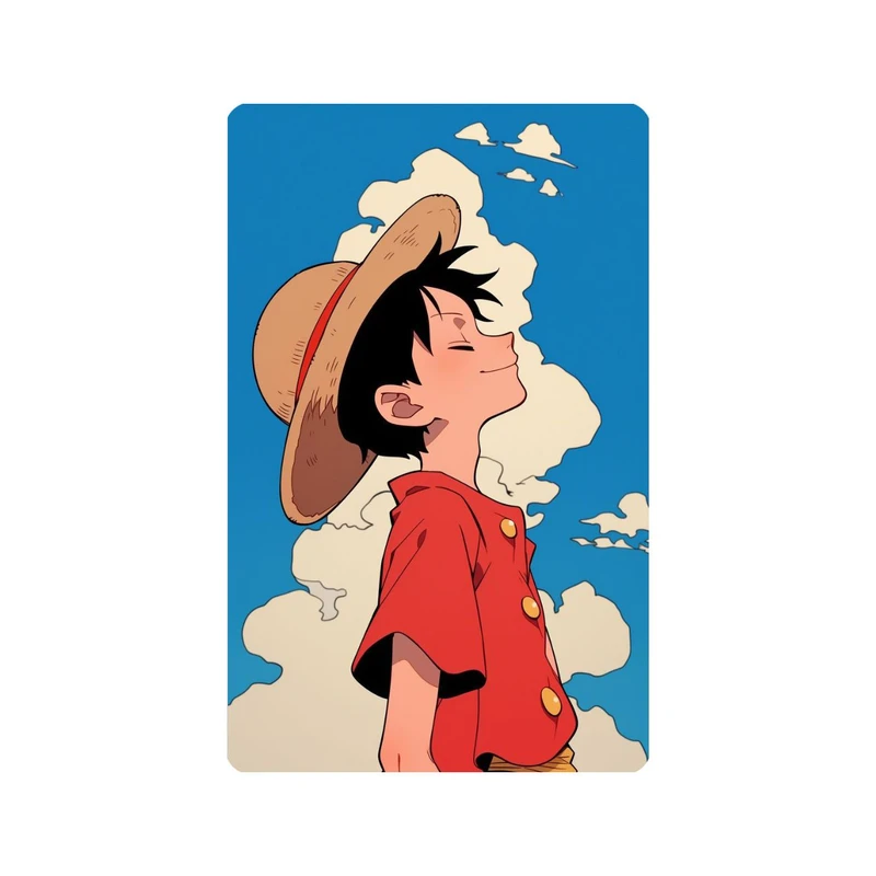 استیکر کارت مدل انیمه طرح وان پیس مانکی دی لوفی one piece Monkey D Luffy کد 6373