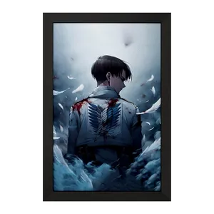 تابلو خندالو مدل لیوای انیمه اتک آن تایتان کد F4745