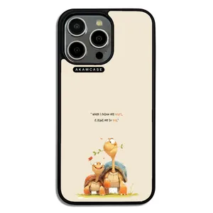 AKAM AMC-WA15PROMAX-ANIMALS QOUTES-2 Cover For Apple iPhone 15 Pro Max