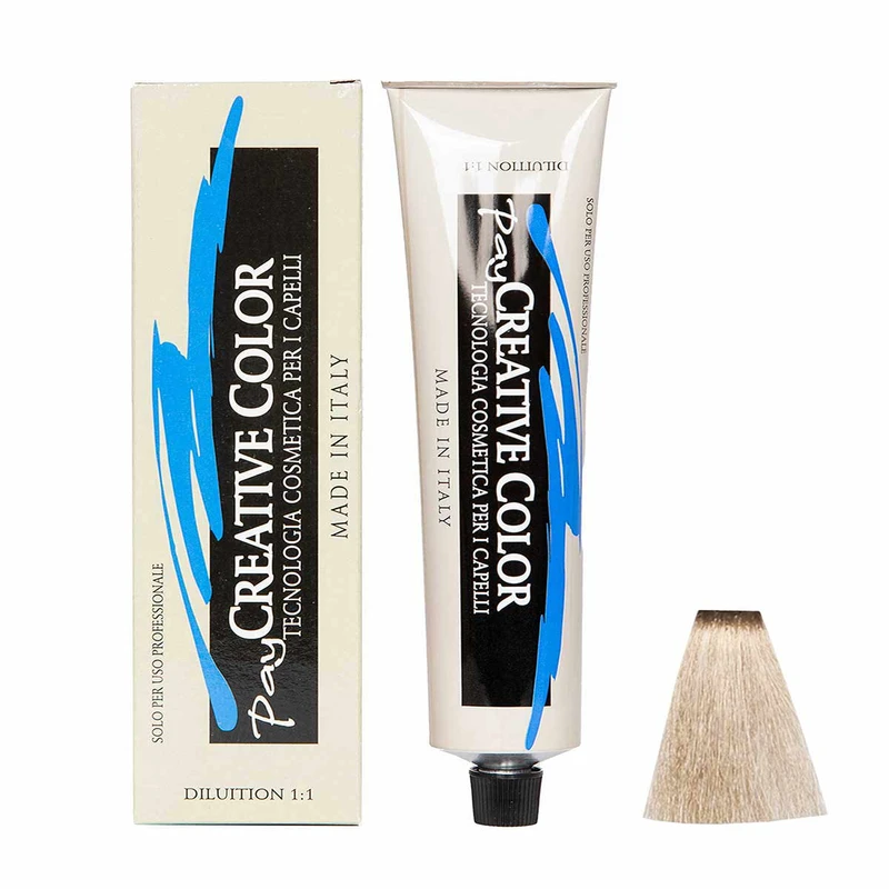 رنگ مو کریتیو شماره 10/1 حجم 100 میلی لیتر رنگ بلوند خاکستری روشن