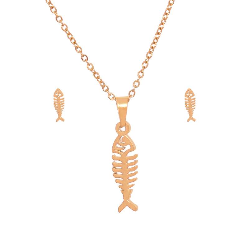 نیم ست زنانه ماصرم طرح ماهی کد NS7030