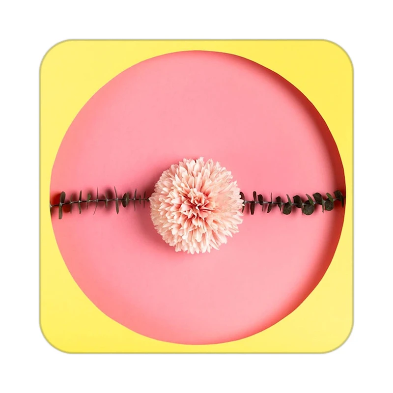 زیر لیوانی کاکتی طرح گل مدل mp17799