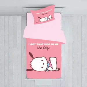 سرویس روتختی مدل خرگوش کارتونی TXY586 تک نفره 5 تکه 