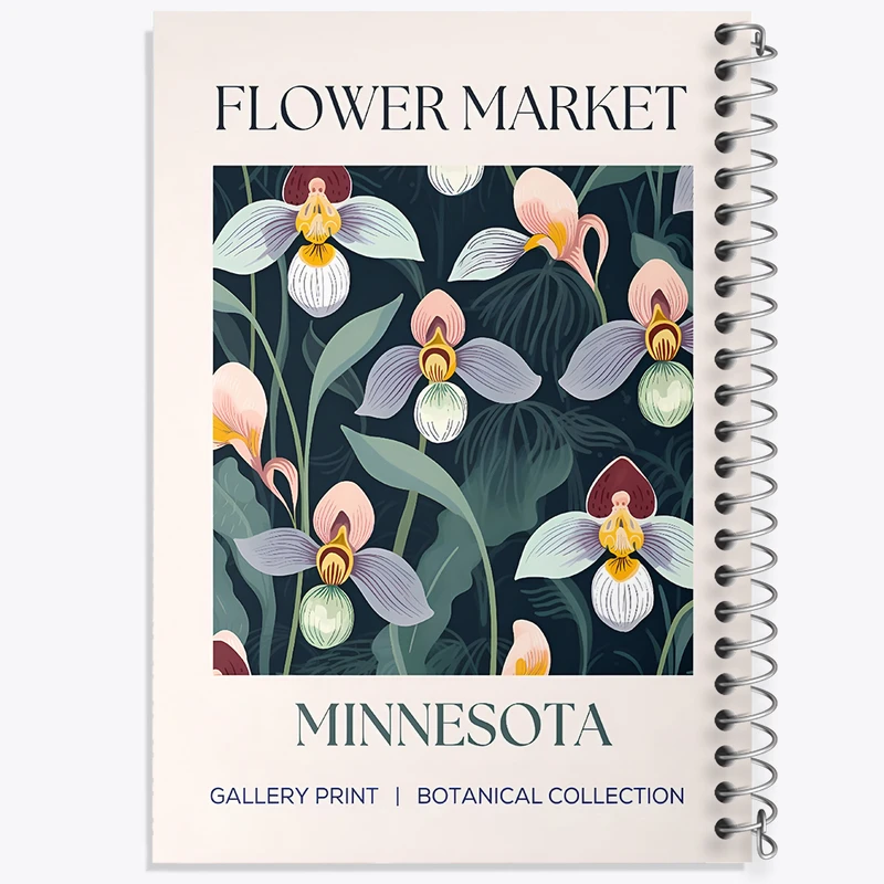 دفتر مشق 50 برگ خندالو طرح گل گلی کد N5323