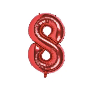 بادکنک فویلی طرح عدد 8