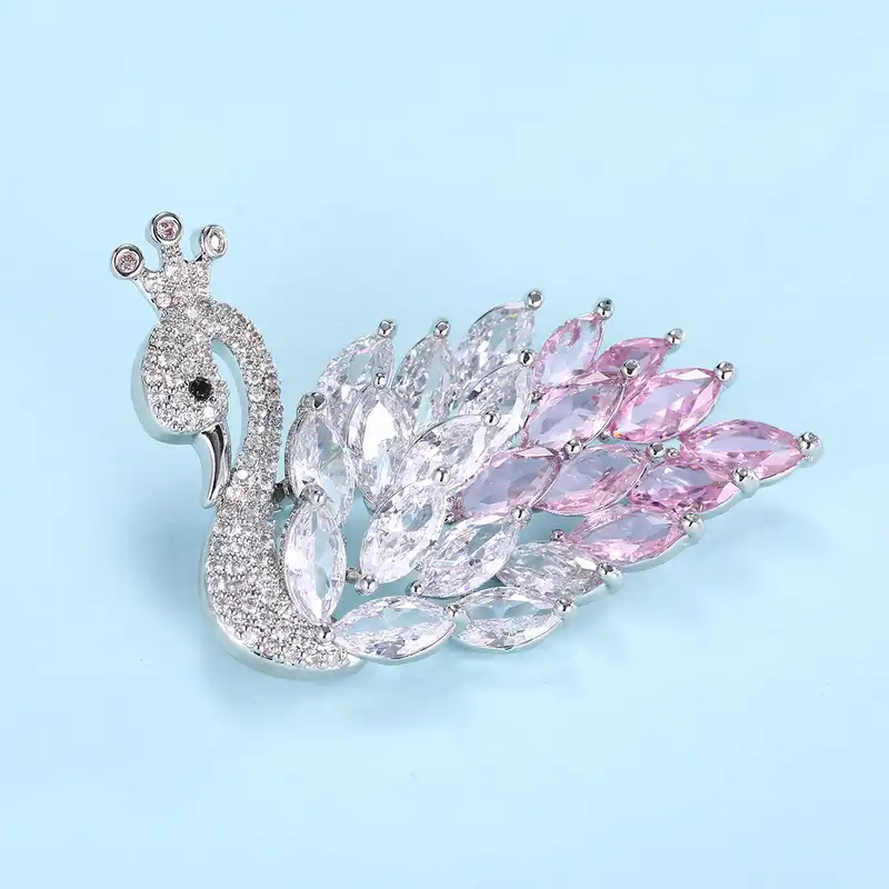 گل سینه زنانه شهر جواهر مدل SJ BR110