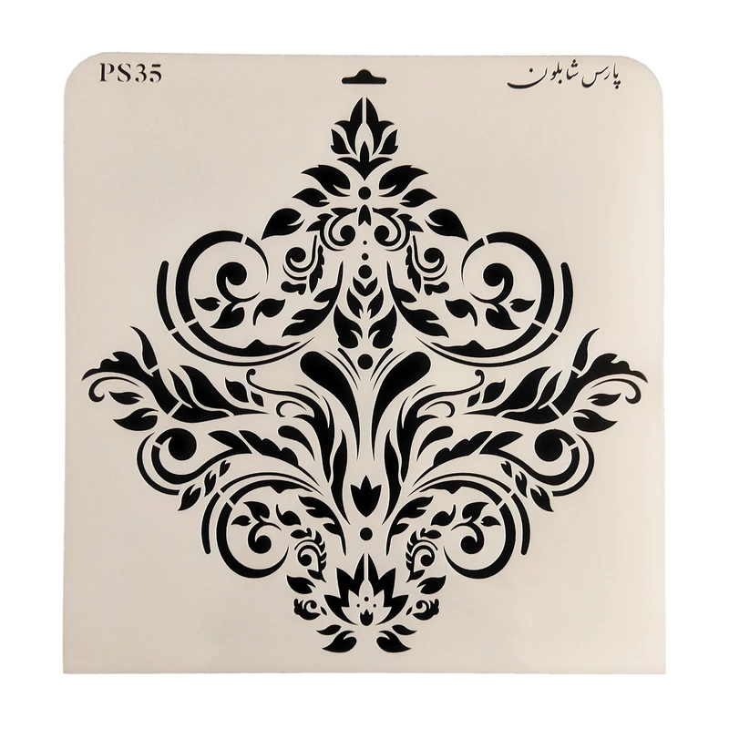 شابلون پارس شابلون طرح داماسک کد PS35