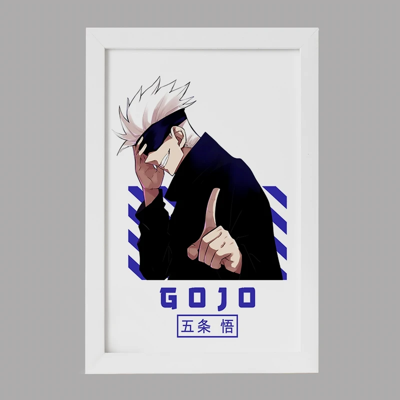 تابلو خندالو مدل گوجو ساتورو انیمه جوجوتسو کایزن کد F1599