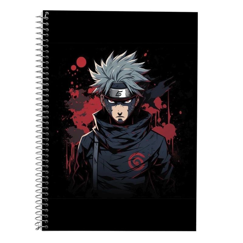 دفتر زبان 50 برگ مدوپد مدل سه خط طرح Naroto کد DF11305