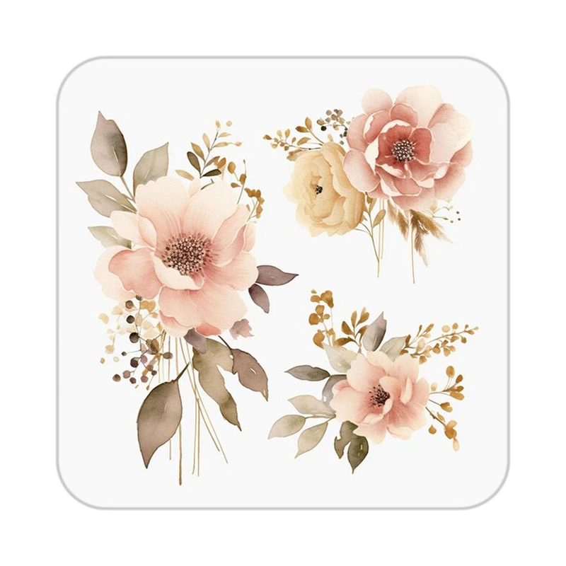 زیر لیوانی کاکتی طرح گل مدل mp18897