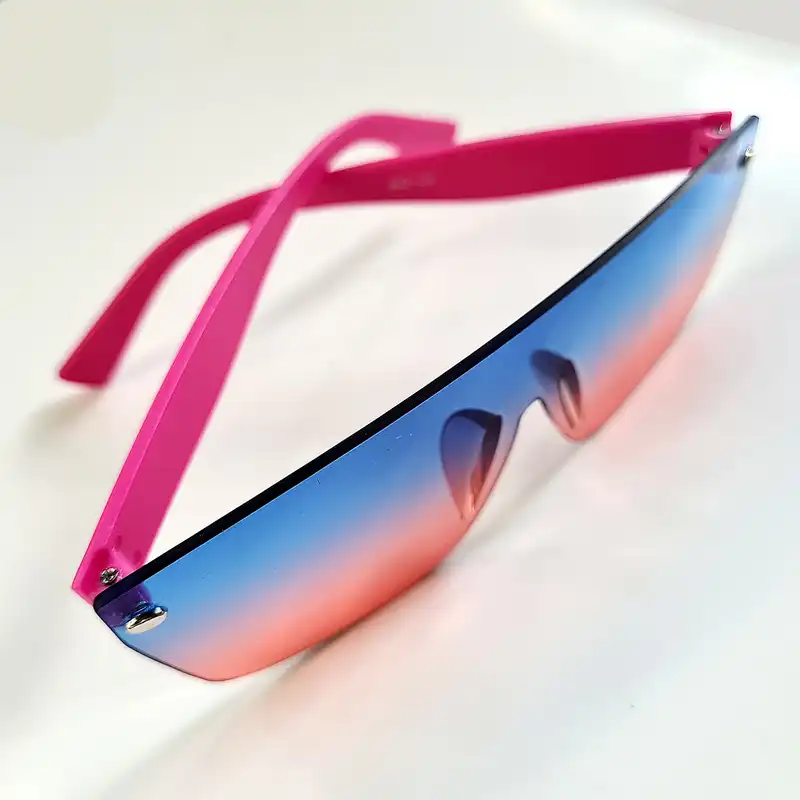 عینک آفتابی بچگانه مدل رنگین کمانی بدون فریم کد  g100