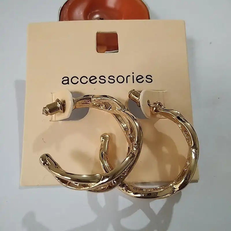 گوشواره زنانه اکسسورایز مدل حلقه ای کد B45