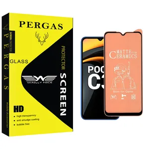 Waily Nice Pergas Glass Matt Ceramics Screen Protector For Xiaomi Poco C3