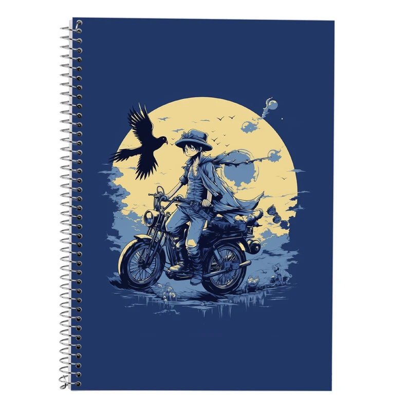 دفتر زبان 50 برگ مدوپد مدل One Piece کد DF11501