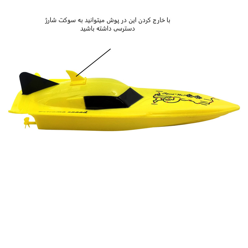 قایق بازی کنترلی طرح مسابقه ای مدل PEEDBOAT کد 354 قایق بازی کنترلی طرح مسابقه ای مدل PEEDBOAT کد 354