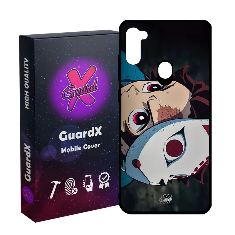 کاور گارد ایکس طرح تانجیرو کامادو انیمه مدل Glass10562 مناسب برای گوشی موبایل سامسونگ Galaxy A11/M11