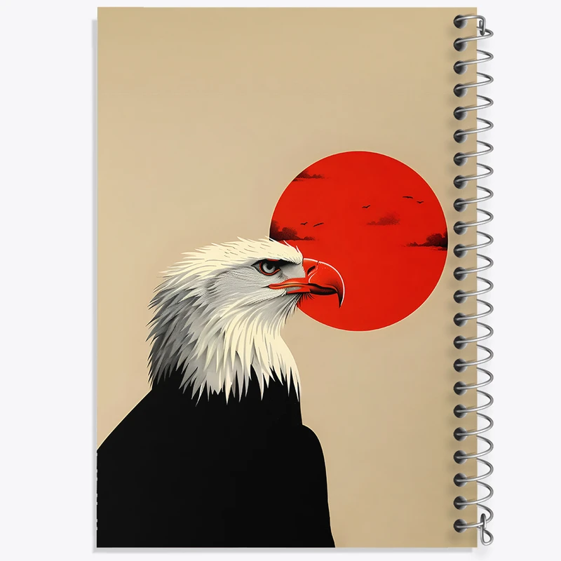 دفتر لیست خرید 50 برگ خندالو طرح عقاب کد N5120