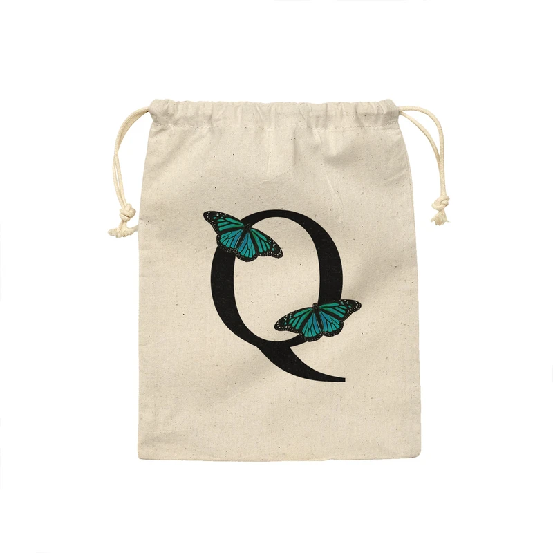 کیسه نان و سبزی ترمه طراحان ایده مدل حرف Q پروانه ای کد cfp3019 - S