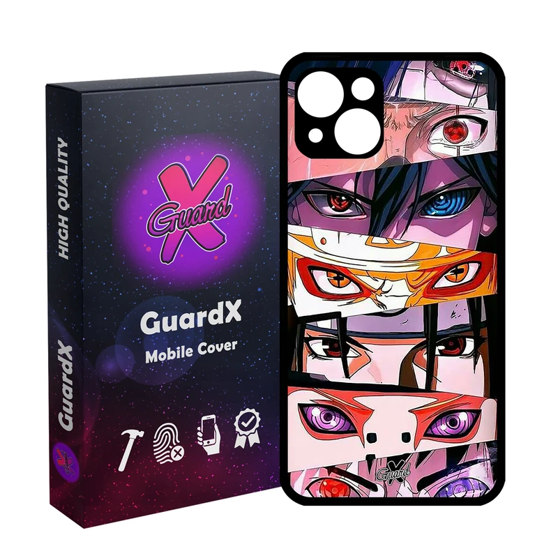 کاور گارد ایکس طرح ناروتو انیمه مدل Glass10547 مناسب برای گوشی موبایل اپل iPhone 13