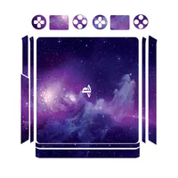 برچسب پلی استیشن ۴ اسلیم مدل space 02 مجموعه 14 عددی