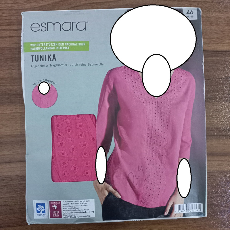 بلوز آستین سه ربع زنانه اسمارا مدل نخی کد 13179953