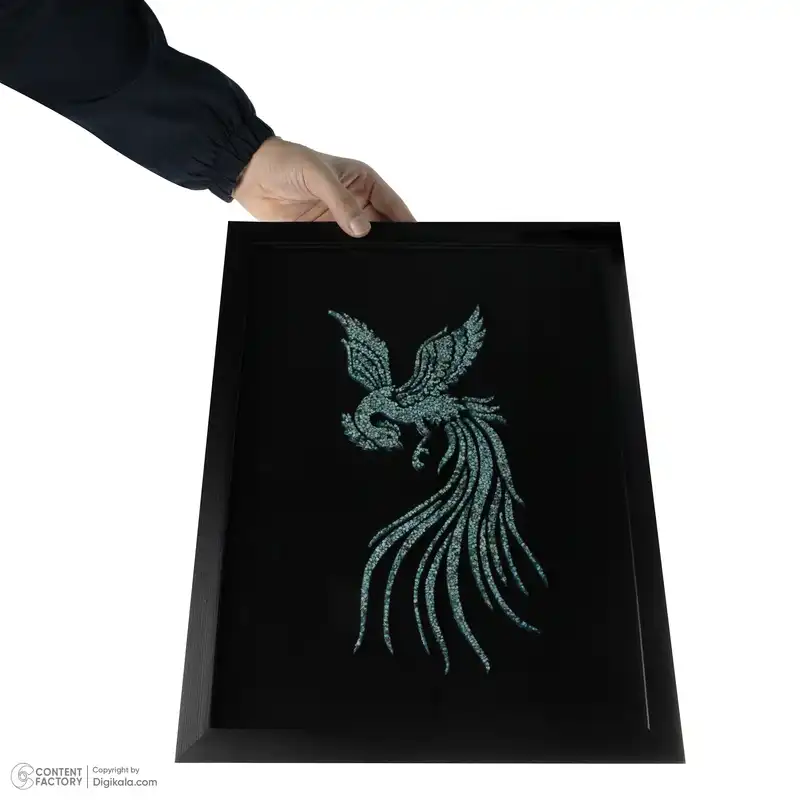 تابلو فیروزه کوب طرح سیمرغ