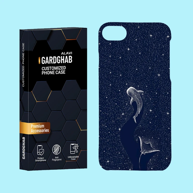 کاور گارد قاب علوی مدل هنری مناسب برای گوشی موبایل اپل iPhone 7 / iPhone 8 / iPhone SE 2020 / iPhone SE 2022