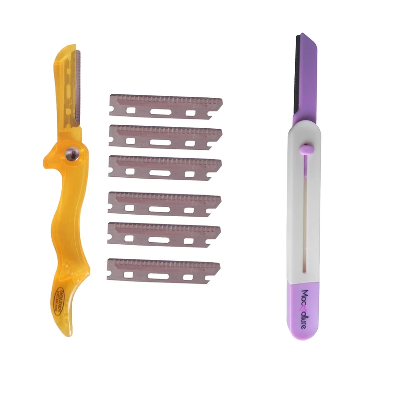 تیغ اصلاح ابرو کد 0097 بسته 2 عددی به همراه تیغ یدک بسته شش عددی