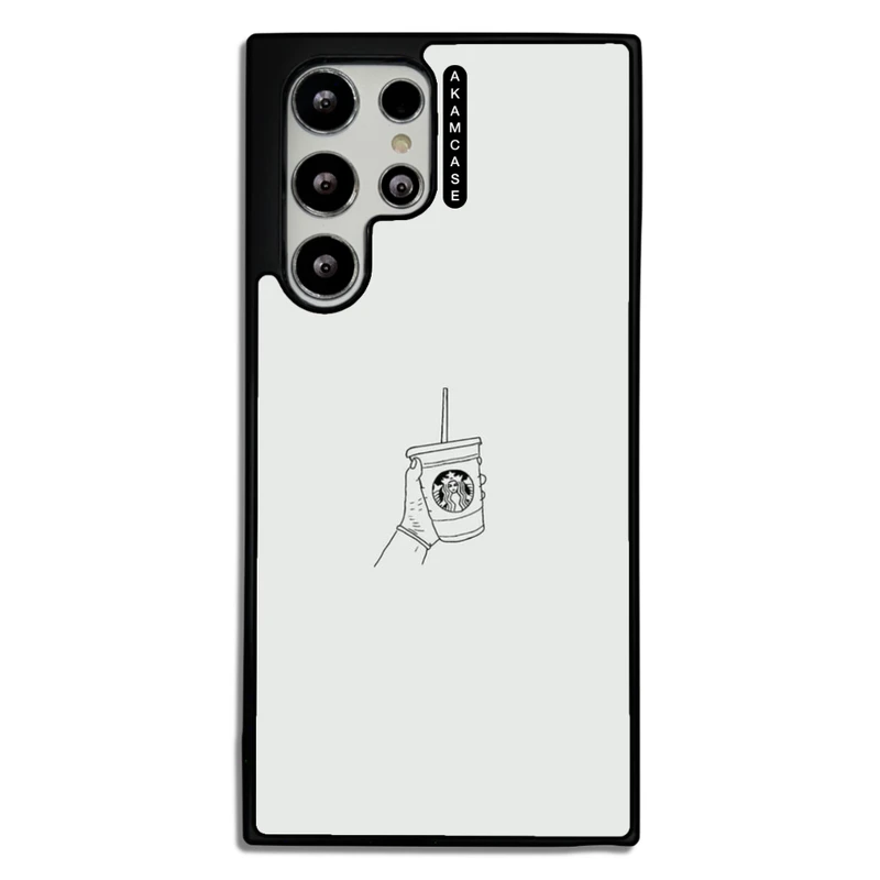 کاور آکام مدل AMCWSGS22U-STARBUCKS16 مناسب برای گوشی موبایل سامسونگ Galaxy S22 Ultra