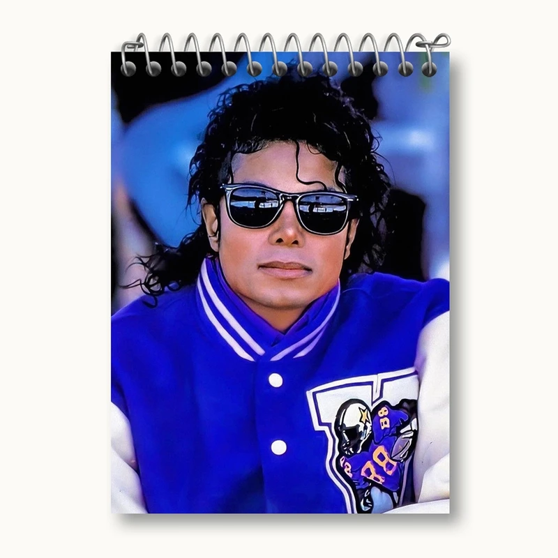 دفتر یادداشت 50 برگ خندالو مدل مایکل جکسون Michael Jackson کد 19232