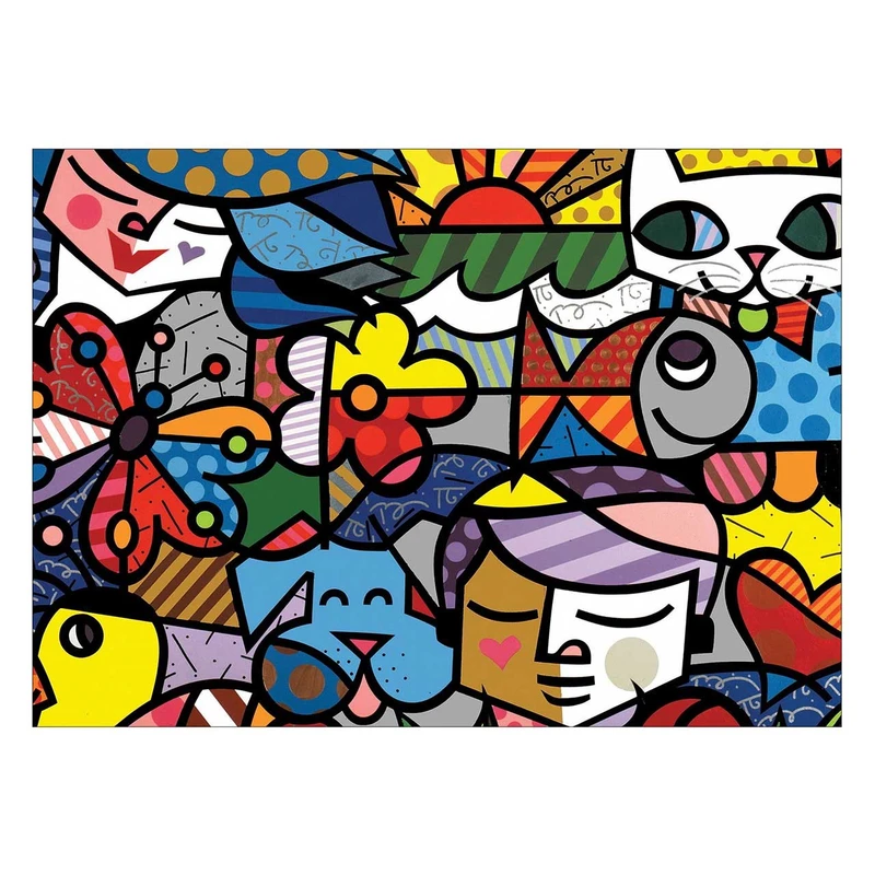 تابلو شاسی ونسونی طرح Fancy Mosaic سایز 30 × 40