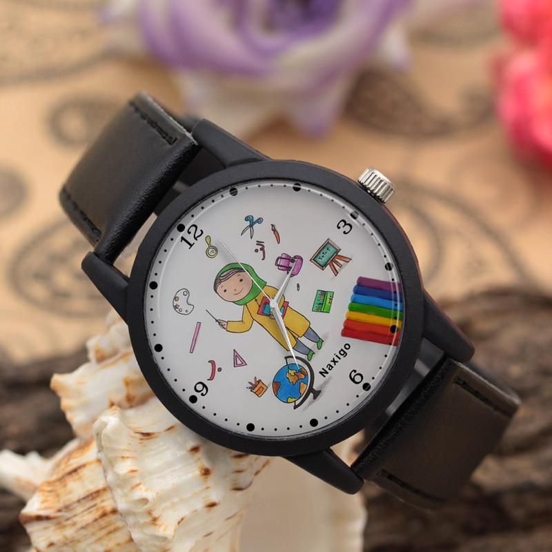 ساعت مچی عقربه ای ناکسیگو مدل روز معلم کد LF12353 ساعت مچی عقربه ای ناکسیگو مدل روز معلم کد LF12353