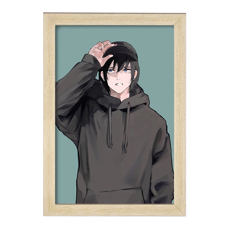 تابلو خندالو مدل هایاکاوا انیمه مرد اره ای Chainsaw Man  کد 17915