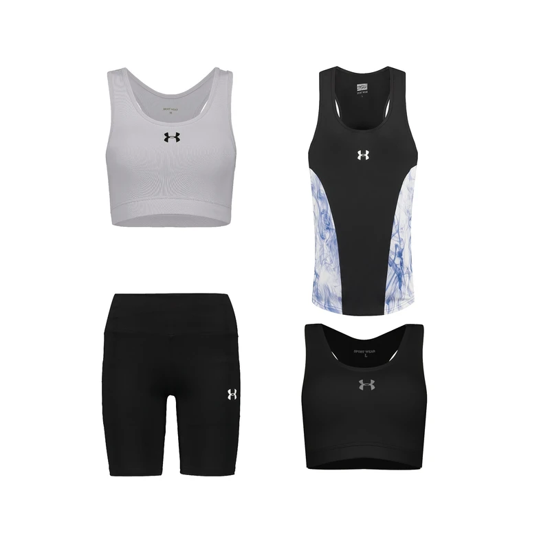 ست چهار تکه لباس ورزشی زنانه مدل 1801-1801-8101-69