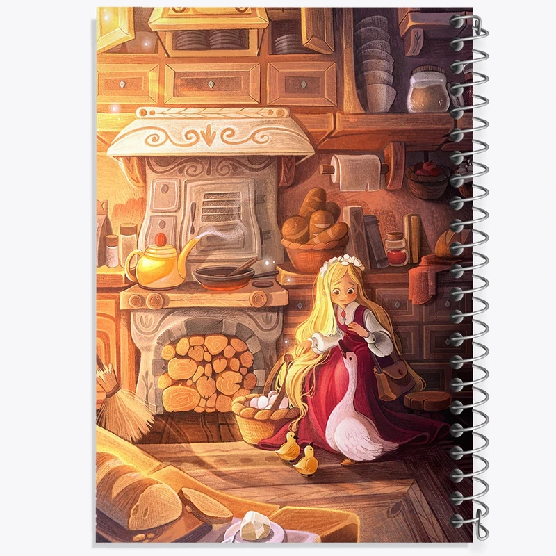 دفتر نت موسیقی 50 برگ خندالو مدل دخترانه کد F543