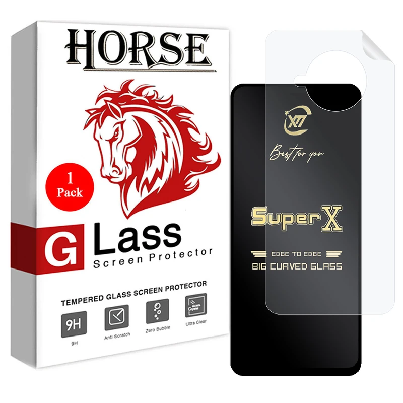  محافظ صفحه نمایش هورس مدل 2SXN مناسب برای گوشی موبایل شیائومی Mi 10i 5G به همراه محافظ پشت گوشی